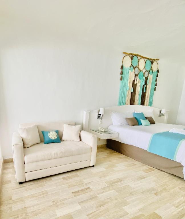 Postel nebo postele na pokoji v ubytování Cyan Cancun Resort & Spa