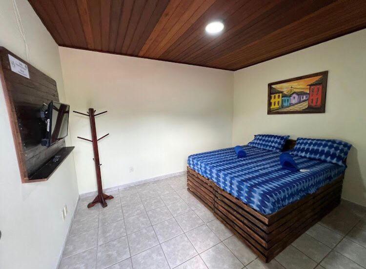 Hostel flor do Caribeにあるベッド