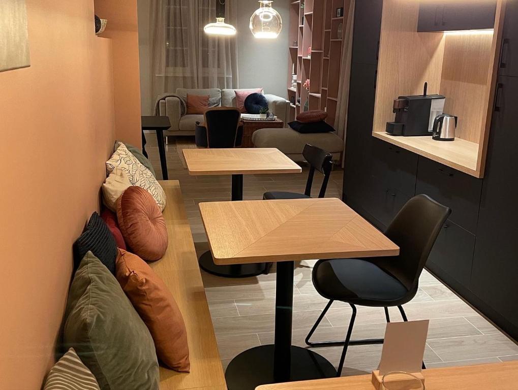 Posezení v ubytování B&B Maris Logies