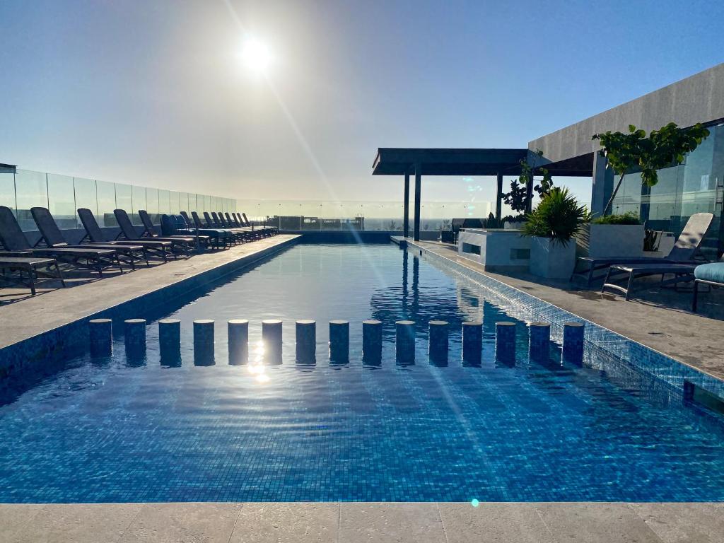 Πισίνα στο ή κοντά στο IPANA B113 inner court, quiet 1 Bedroom Apt