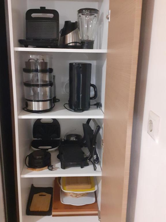 Kuchyň nebo kuchyňský kout v ubytování House escape