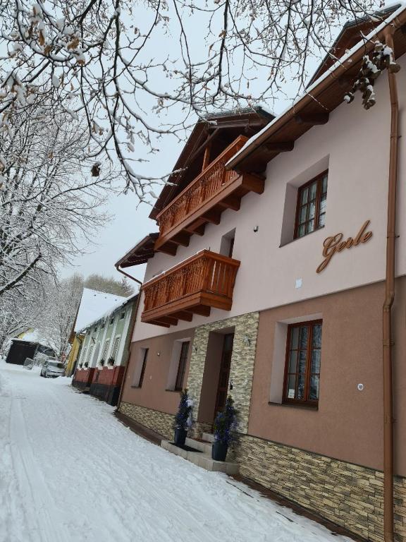 Budova, kde se penzion nachází