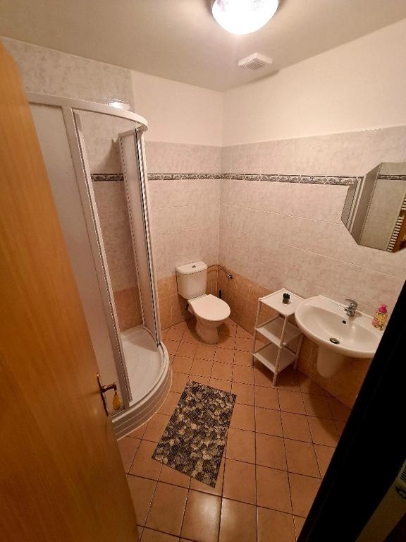Koupelna v ubytování Penzion Gerle