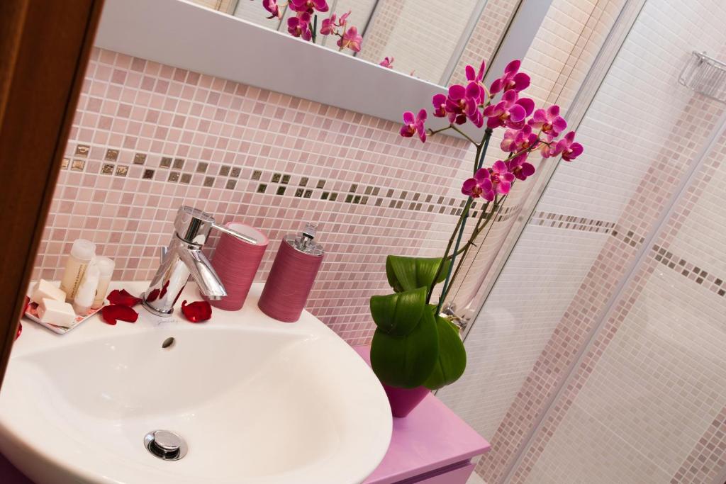 Koupelna v ubytování Active Life Exclusive B&B