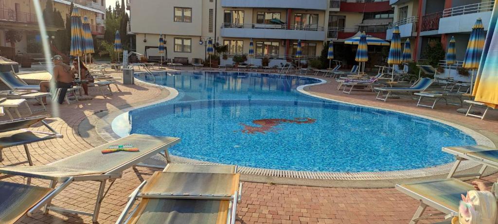The swimming pool at or near Central Plaza - Studio - Sunny Beach