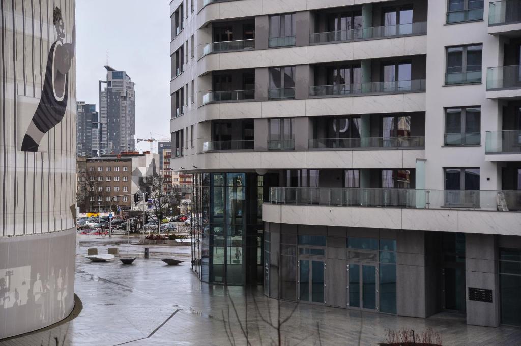 Výhľad na mesto Gdyňa alebo výhľad na mesto priamo z apartmánu
