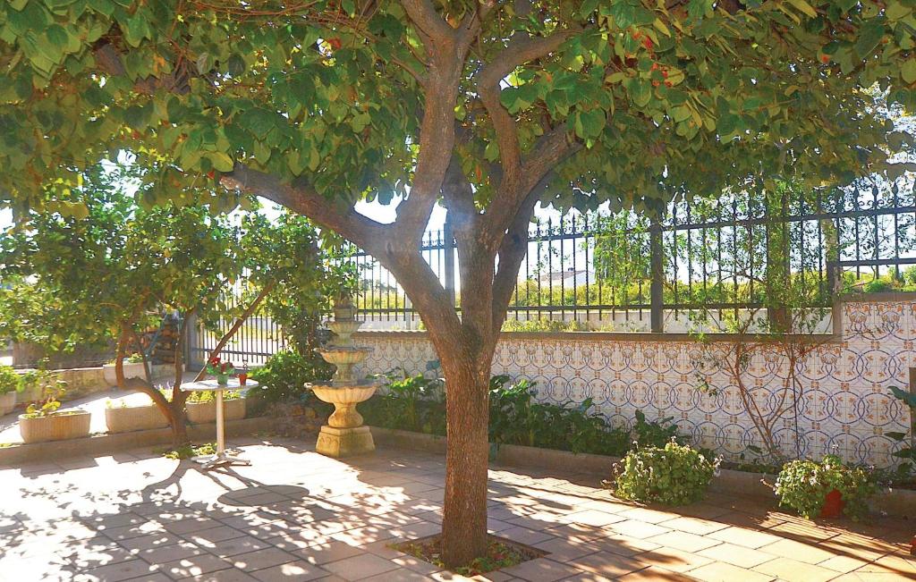 A garden outside 7 Bedroom Lovely Home In Santa Susanna