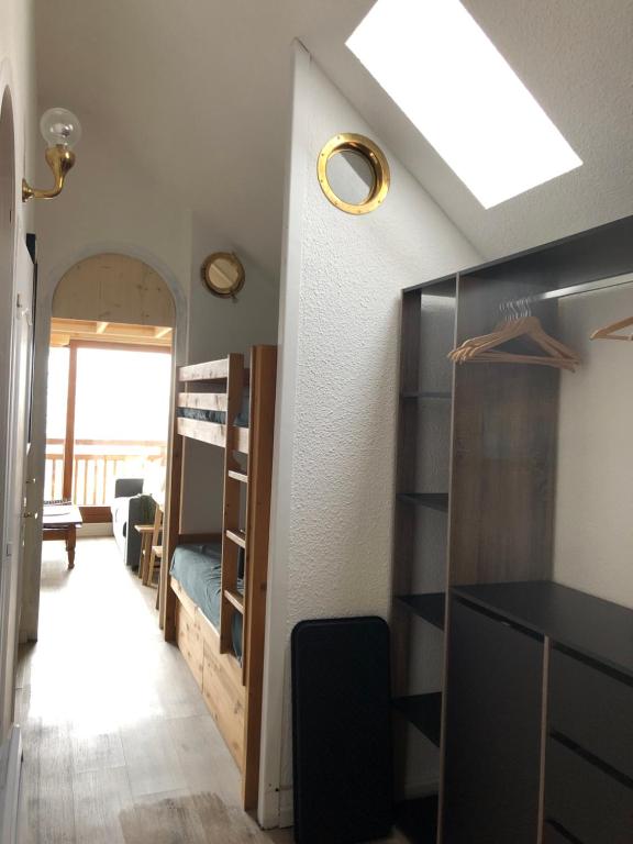 Postel nebo postele na pokoji v ubytování Appartement vue imprenable avec emplacement idéal