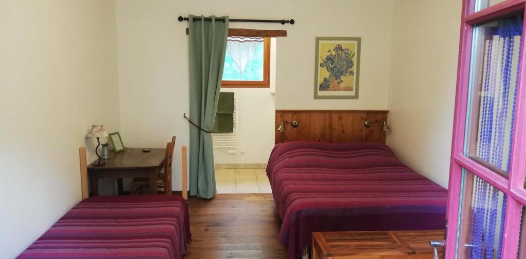 Posezení v ubytování Paysannerie des Versanes - Chambres et gîte