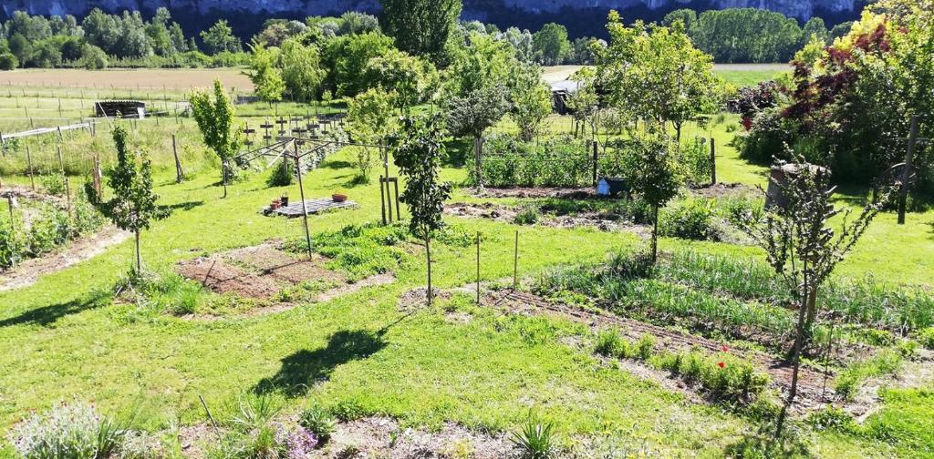 Zahrada ubytování Paysannerie des Versanes - Chambres et gîte