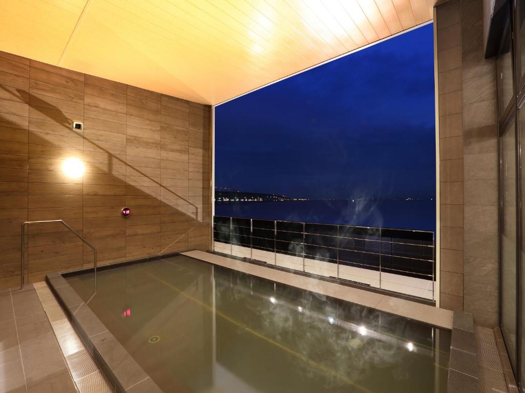 Bazén v ubytování Henn na Resort & Spa Kansai Airport - former Henn na Hotel Kansai Airport nebo v jeho okolí