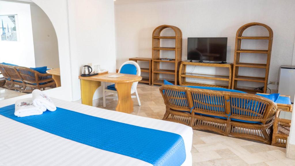 TV a/nebo společenská místnost v ubytování Clarkton Hotel Apartment