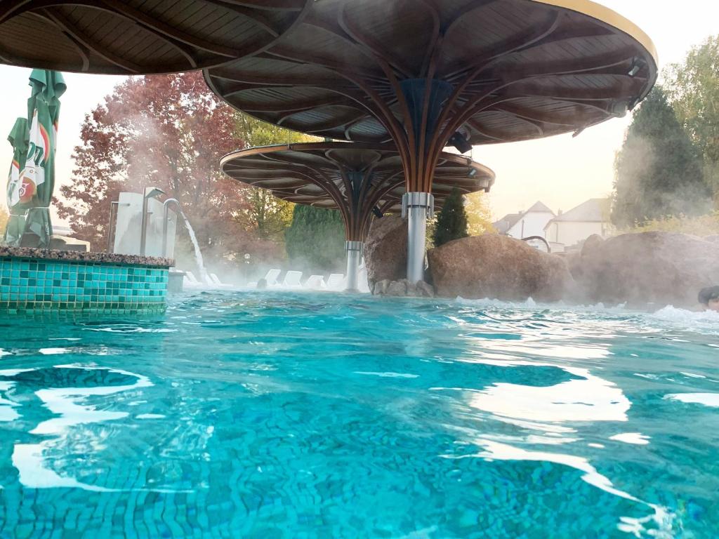 Bazén v ubytovaní Spa Residence Carbona Siesta Apartman alebo v jeho blízkosti