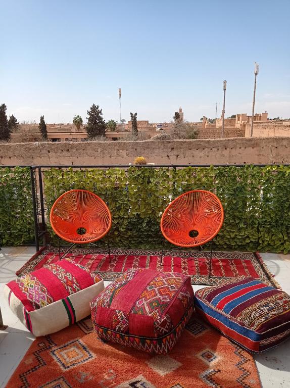 Posezení v ubytování Stork Marrakech Luxury Hostel