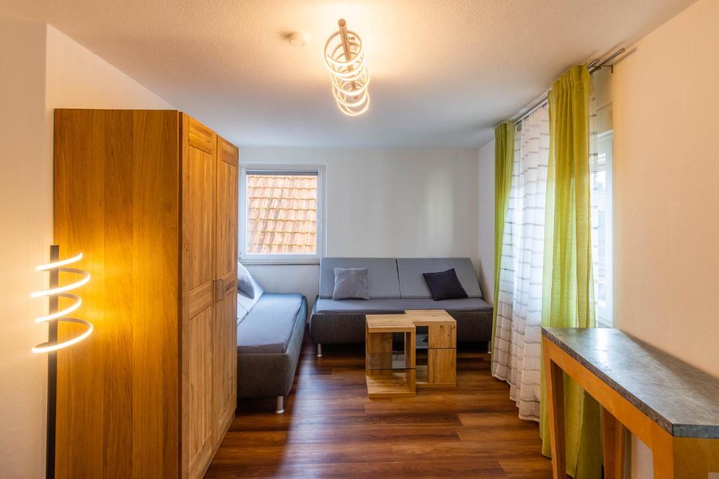 Posezení v ubytování Gästehaus Jagsttal