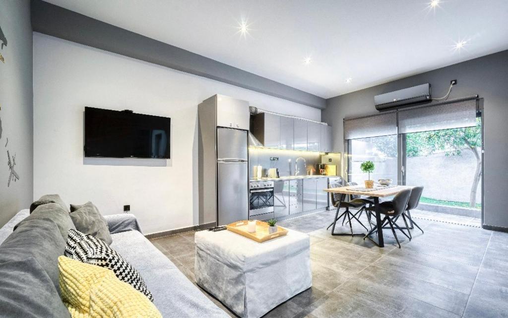 Kuchyňa alebo kuchynka v ubytovaní L apartment