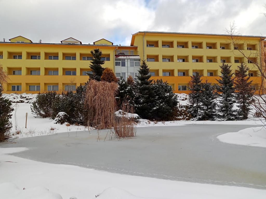 Apartmán Wellness hotel Frymburk v zimě