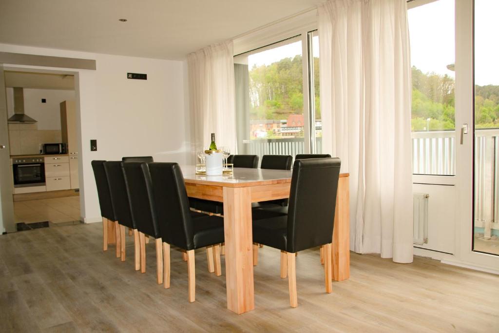 Kuchyň nebo kuchyňský kout v ubytování Gästehaus Mittendrin