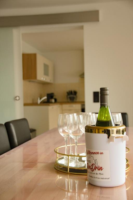 Nápoje v ubytování Gästehaus Mittendrin