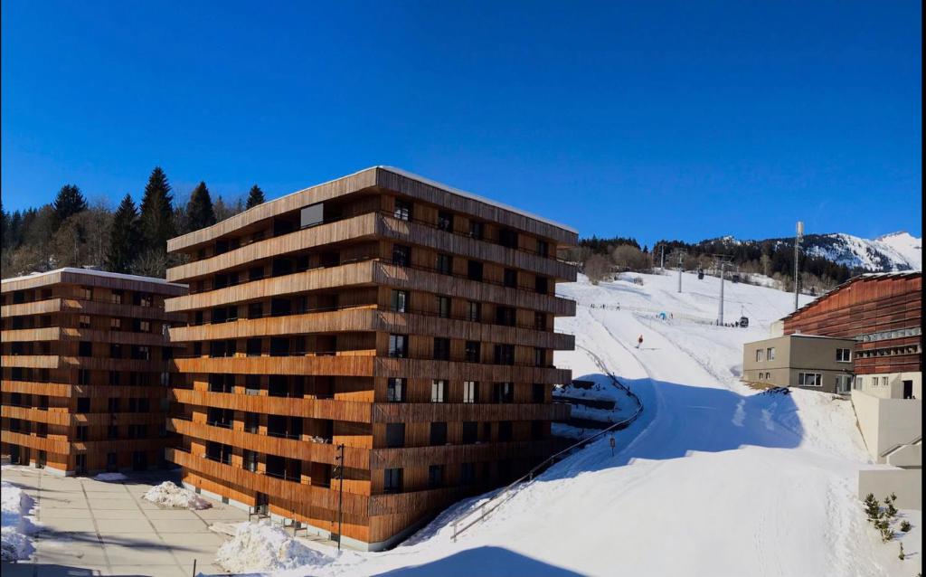 겨울의 Ferienwohnung Stenna SELVA direkt bei Bergbahnen Skipiste