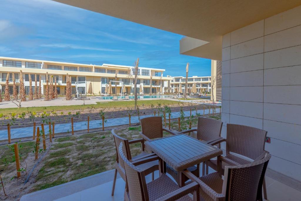 Balkón nebo terasa v ubytování VESTA - El Gouna Residence