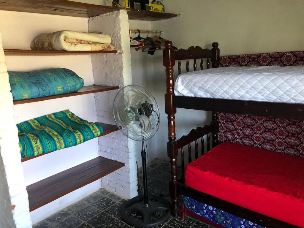 Bunk bed o mga bunk bed sa kuwarto sa CASA CUCHILLA ALTA