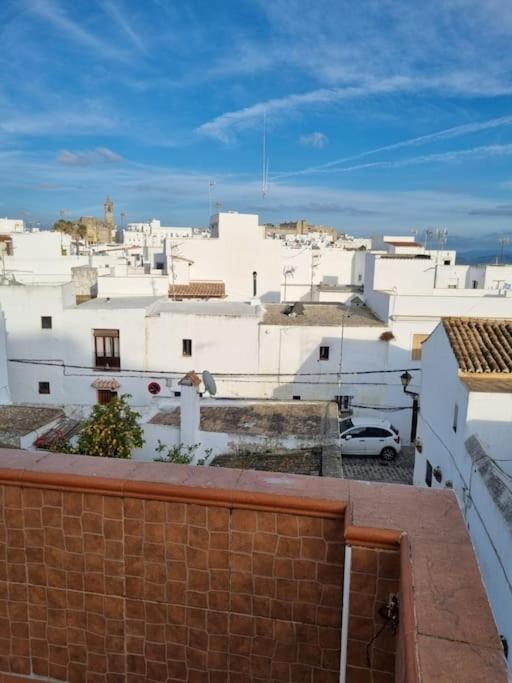 Výhľad na mesto Vejer de la Frontera alebo výhľad na mesto priamo z dovolenkového domu