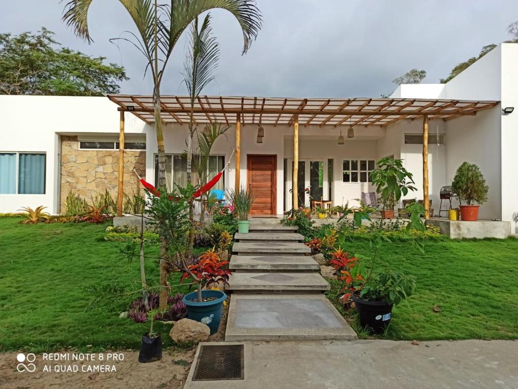 Zahrada ubytování EL JARDIN OLON SUITES
