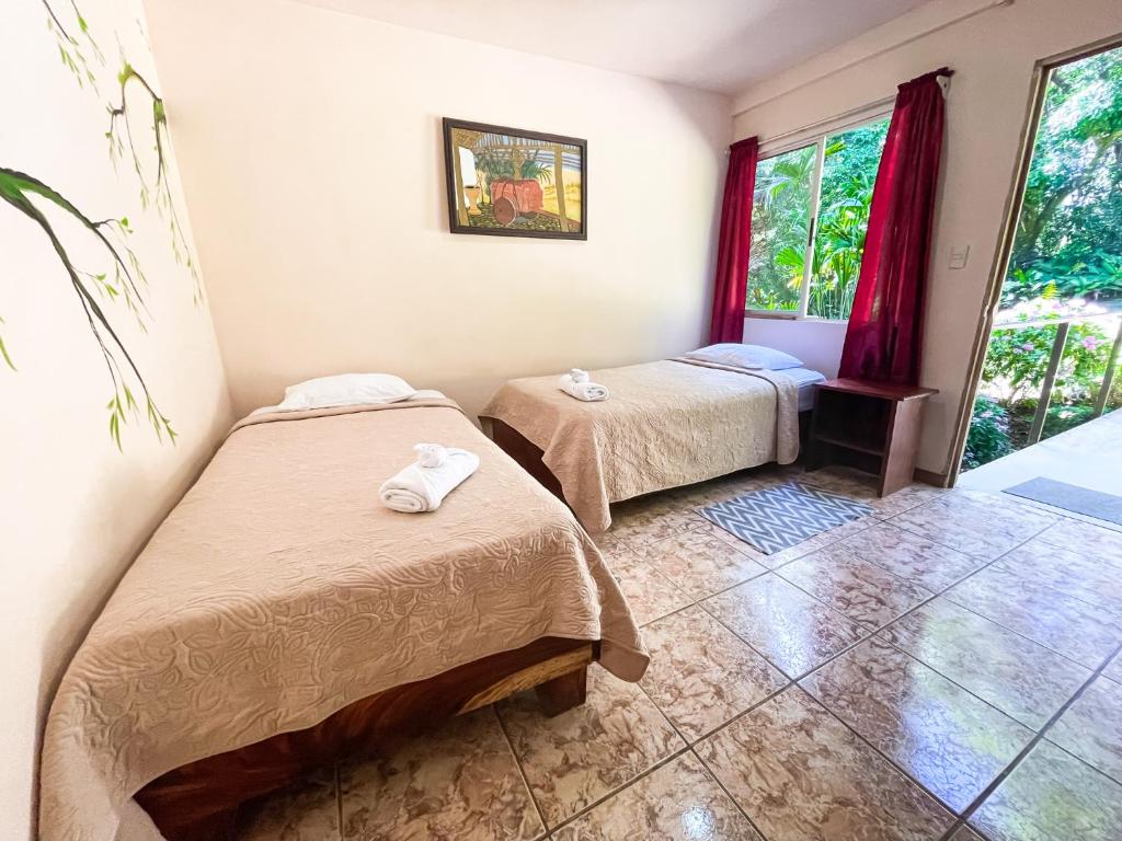 Postel nebo postele na pokoji v ubytování La Casa de la Montaña