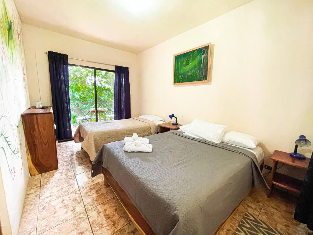 Postel nebo postele na pokoji v ubytování La Casa de la Montaña
