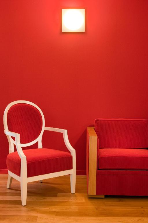 Posezení v ubytování Hôtel Mercure Vittel