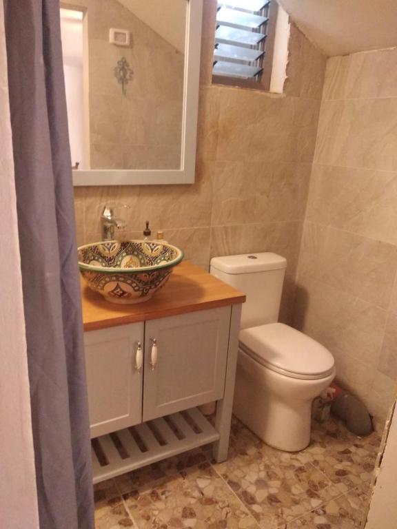 Koupelna v ubytování פינה קסומה בהר
