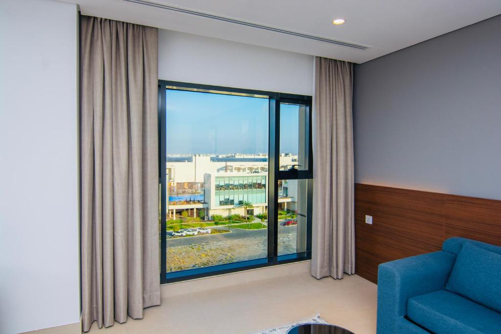 Posezení v ubytování Boulevard Hotel Oman