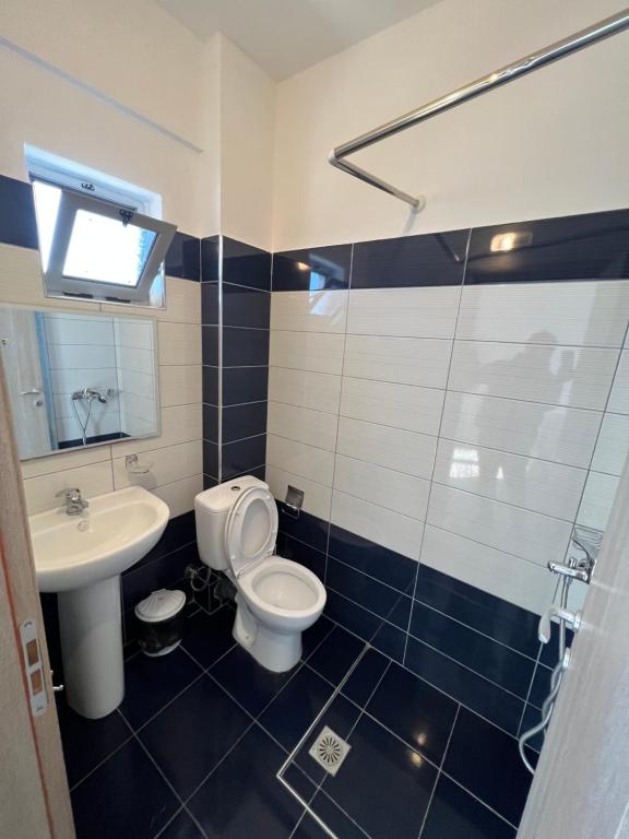 Koupelna v ubytování Hotel Irini