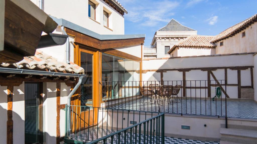 Balkón nebo terasa v ubytování La Casa de la Tuerta by Toledo AP