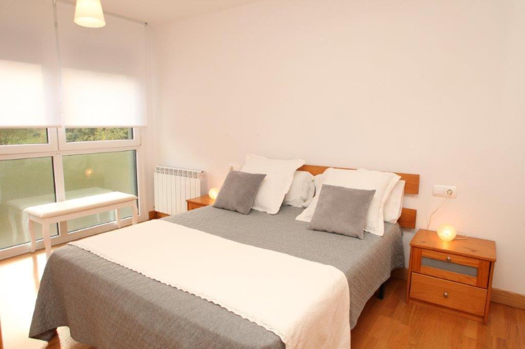 Postel nebo postele na pokoji v ubytování Apartamento Buruntzali