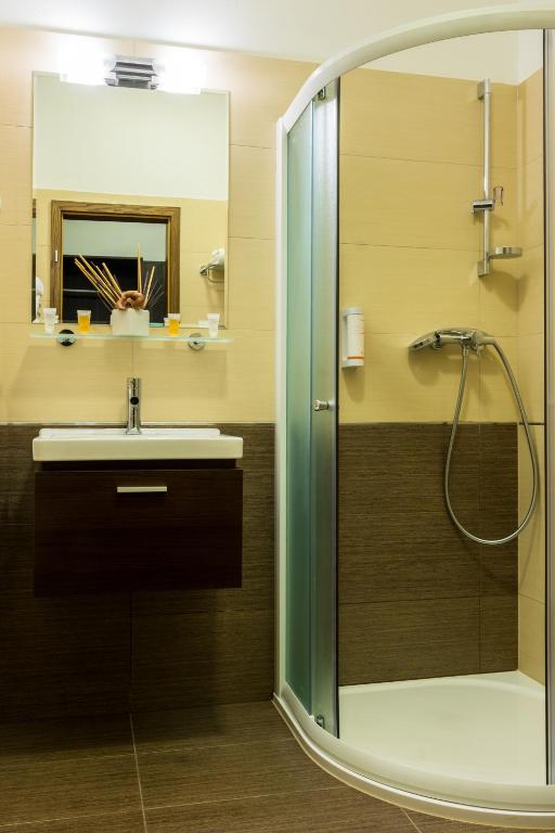 Vannituba majutusasutuses Hotel Lužnice