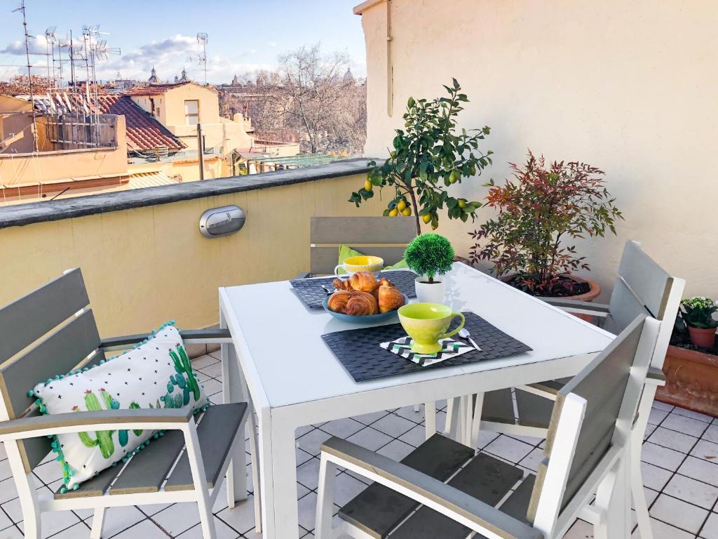 Balkon lub taras w obiekcie Santonofrio Romantica