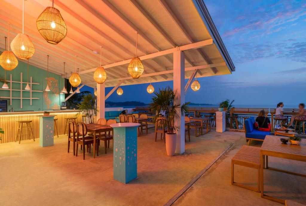 Balkón nebo terasa v ubytování Outpost Weligama Beachfront