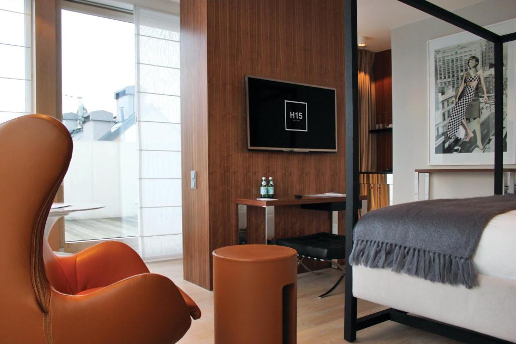 H15 Boutique Hotel, Warsaw, a Member of Design Hotels - Junior Suite With Balcony