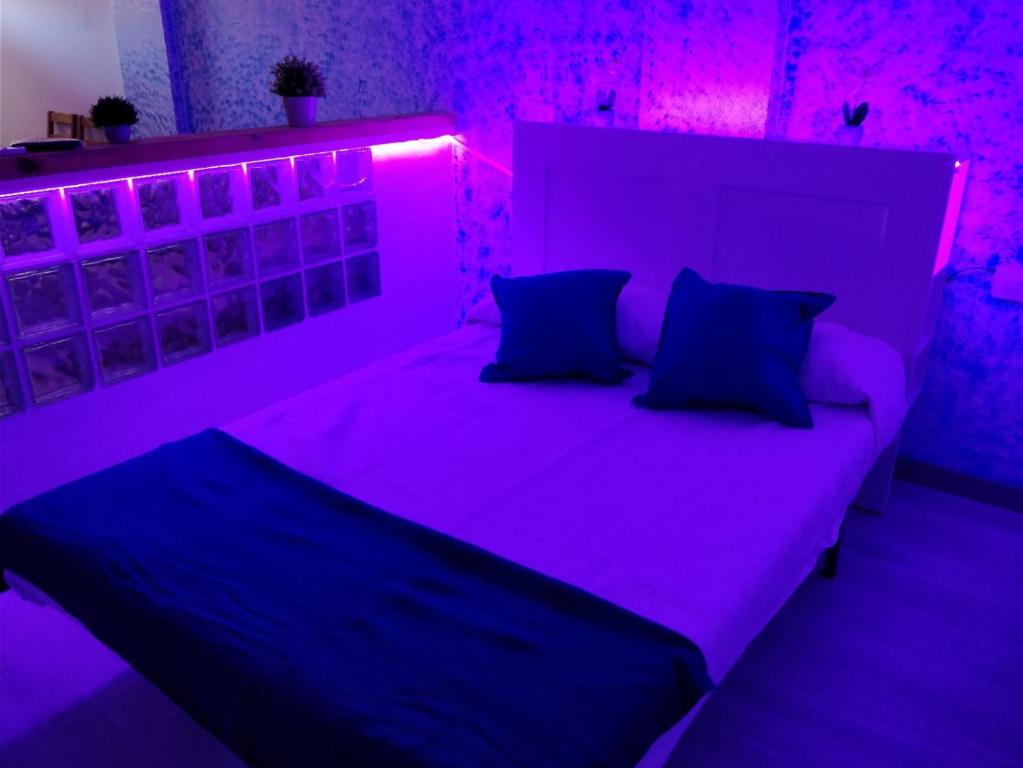 Postel nebo postele na pokoji v ubytování Apartamento La Estrella de Peñiscola