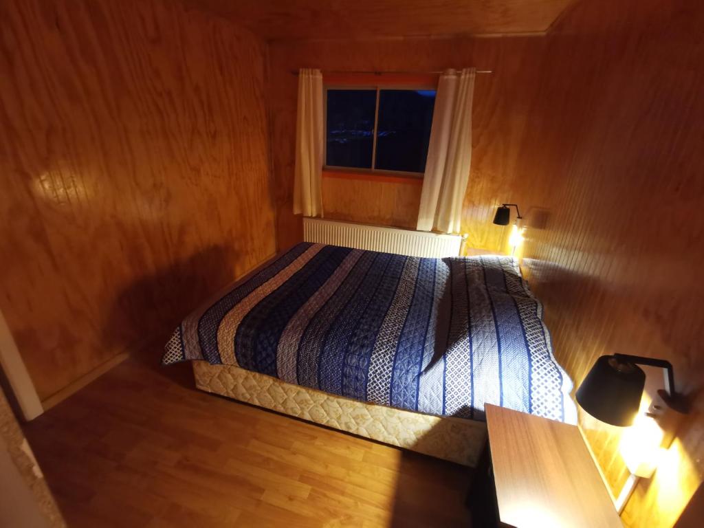 Katil atau katil-katil dalam bilik di Hostal Piedra Santa
