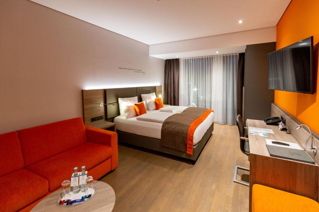 Postel nebo postele na pokoji v ubytování Hotel MODI