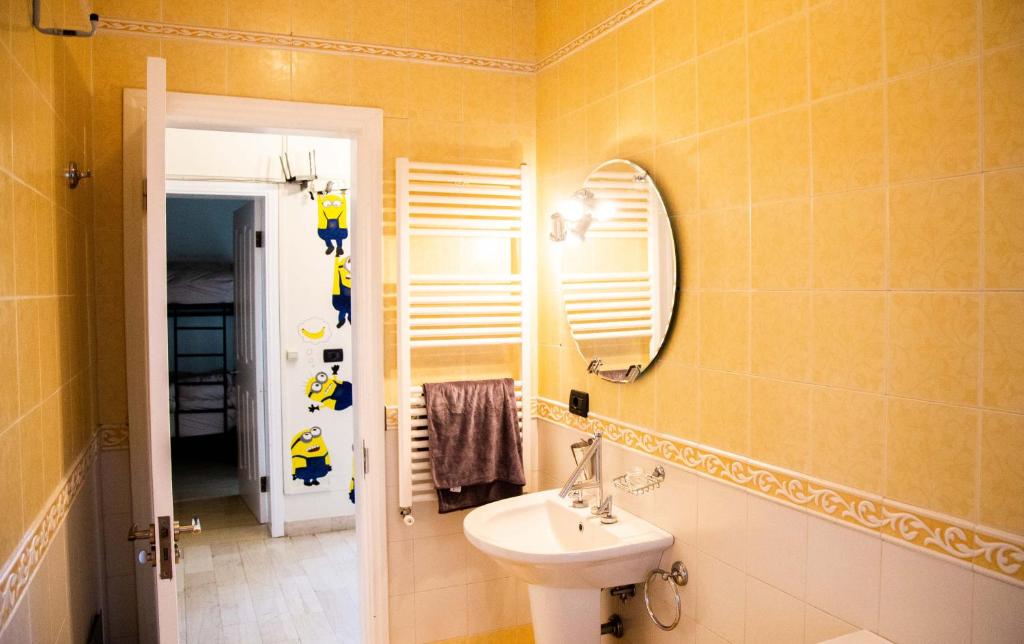 Koupelna v ubytování Blue Door Hostel