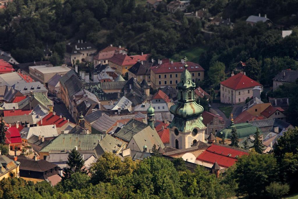 Letecký snímek ubytování Chalupa Žofia
