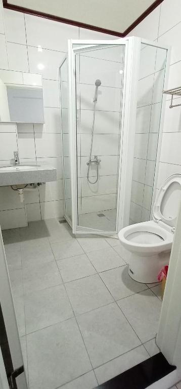 Koupelna v ubytování Yu Hai B&B