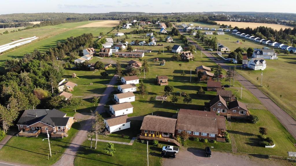 A bird's-eye view of Cavendish Country Inn & Cottages