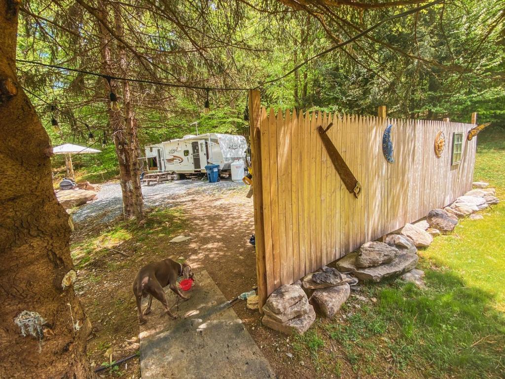 Zahrada ubytování Rv adventure Roscoe Pet friendly