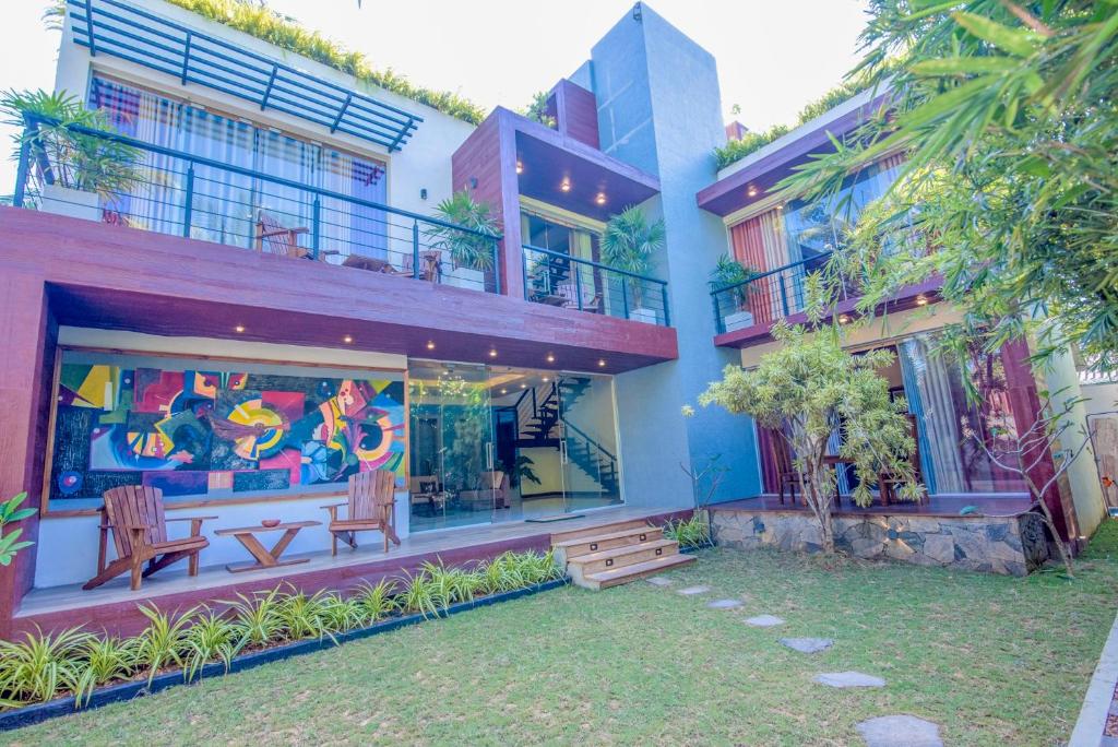 Zahrada ubytování Villa 73 Unawatuna