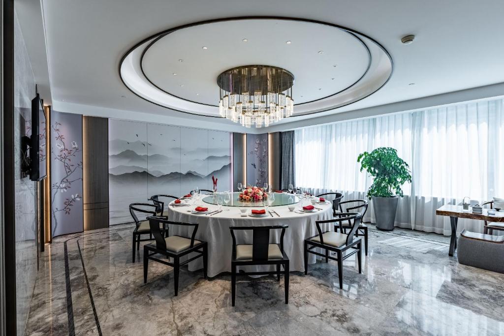Posezení v ubytování Shanghai Tiancheng Hotel